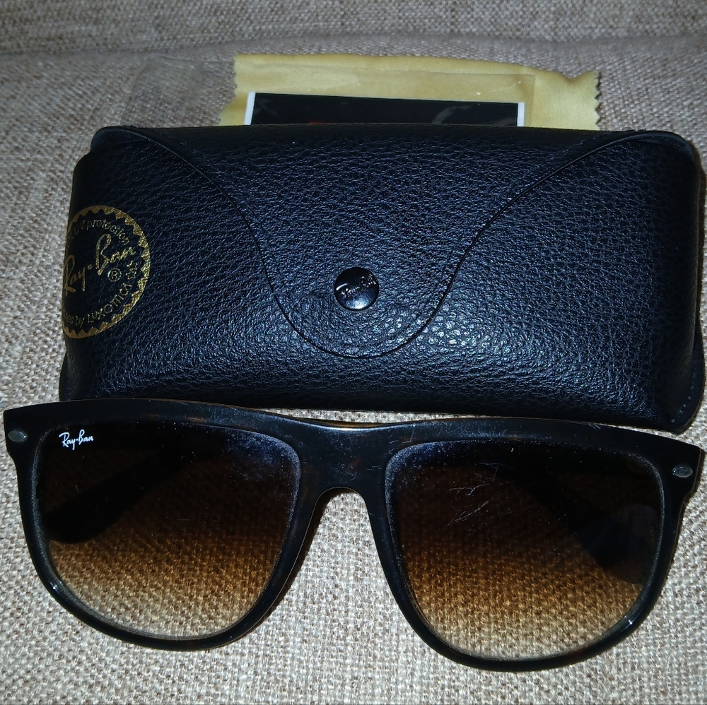 Ray-Ban RB4147 BOYFRIEND Square Shape Sunglasses